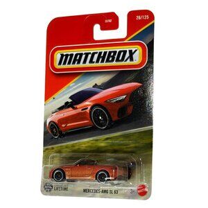 Matchbox Mercedes-AMG SL 63 Roadster 26/125 Orange • New on Card
